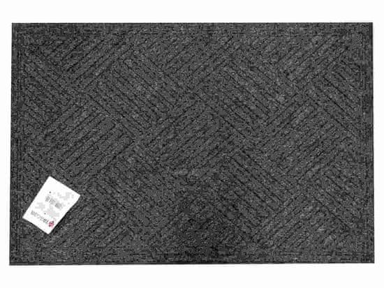 Tragar Podloga za vrata 40x60cm guma/koberec EASY črna/siva/rjava