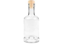 Steklena steklenica 250ml CILINER z zamaškom