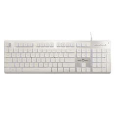 White Shark Tipkovnica GK-003241 TACHI-bela-US