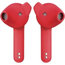 Defunc TRUE Basic brezžične Bluetooth slušalke, rdeča