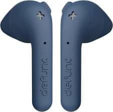 Defunc TRUE Enterntainment brezžične Bluetooth slušalke, modre