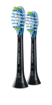 Philips Philips 2-slojna standardna sonična ščetka za zobe - 2 čeljusti, črna, pametna prepoznavna funkcija