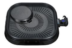Blaupunkt Blaupunkt GRT601 kontaktni žar z nastavljivim termostat, non-stick premaz in odstranjeni pladenj za odvajanje maščobe