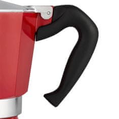 BIALETTI Bialetti Moka Express Zimska Pravljica 3TZ, rdeče-srebrna, kapaciteta 0,14 L, moka aparat za pripravo kave