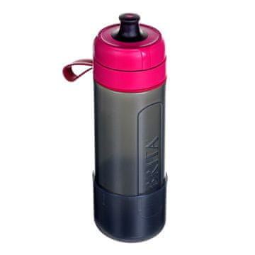 Brita Filter steklenica Brita Fill&Go Active (0,6l; roza) - BPA prosta, primerna za šport, odporna na pomivanje v pomivalnem stroju.
