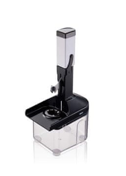 Gefu GEFU G-19121 Stiskalnik za slive, črn/transparenten, iz srebra in silikona, enostavno čiščenje v pomivalnem stroju