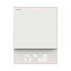 Hario Elektronska kuhinjska tehtnica HARIO Polaris, bela, 3 kg, z LCD zaslonom in funkcijo tare, natančnost 0,1 g