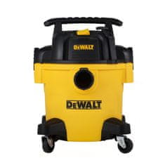 DeWalt 20L SUHO/MOKRO VAKUM Z NA TEMATU AT-DXV20P - Črno/Rumena, 15 kPa, HEPA filtracija, 3 kolesa, 2m cev, 3m kabel