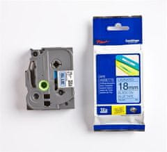 Brother Trak TZE-541, 18 mm, modro-črni, laminiran, dolžina 8 m