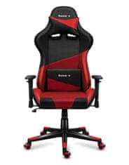 Huzaro Kovinsko PC igralno stol Huzaro Force 6.2 z ergonomskim zaslonom in oblazinjenjem, črno-rdeč, maksimalna teža 130 kg