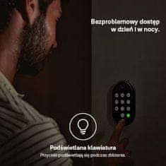 Yale Pametni vstopni sistem Yale 05/303000/BL - Numerična tipkovnica z bralnikom prstnih odtisov, Bluetooth, črna
