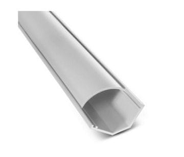 Maclean Organizator kablov Maclean MCTV-575, bela, fleksibilna cev za talno uporabo, dolžina 1,5 m, 1 kos