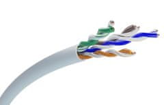 Mikrotik Extralink CAT5E UTP V2 notranji kabli, 305m, PVC/PE, brez konektorjev, 24 AWG, s certifikatom CE, sivo