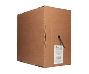 Mikrotik Extralink Twisted pair CAT5E SFTP (SF/UTP) V2 Zunanja kabela, 305m, črna, gigabitni ethernet, polietilen, AWG 24