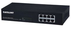 Intellinet Intellinet 8-portni PoE+ preklopnik z 8 PoE vrati, hitro omrežje 10/100, FCC, CE, kovinska ohišje, kompaktna zasnova