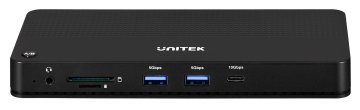 Unitek UNITEK D1077A KVM stikalo za 2 računalnika, 4K @ 60Hz, HDMI, USB Type-C, plastična ohišje, črna barva