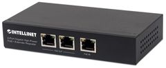 Intellinet Intellinet 2-Port Gigabit PoE+ Extender, visoka moč, črn, z LED indikatorji, kovinska ohišje, IEEE 802.3at/af