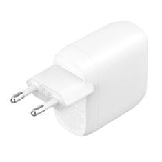 Belkin Belkin BoostCharge Pro Universal Beli AC Hitri Polnilec za Notranjo Uporabo z 2x USB-C Portoma, 60W moč