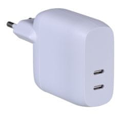 Belkin Belkin WCB006VFWH mobilni polnilec za pametne telefone in tablice, 40 W, bela, AC notranji, USB PD 3.0, 2x USB Type-C