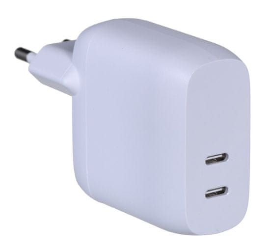 Belkin Belkin WCB006VFWH mobilni polnilec za pametne telefone in tablice, 40 W, bela, AC notranji, USB PD 3.0, 2x USB Type-C