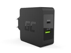 Green Cell Zunanja polnilna naprava Green Cell CHAR10, črna, hitro polnjenje, USB-C, 45W, združljiva z iPhone in Samsung Galaxy