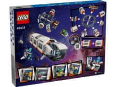 LEGO LEGO CITY 60433 Modularna Vesoljska Postaja - 1097 delov, 6 minifigurskih likov, priporočena starost 7+ let