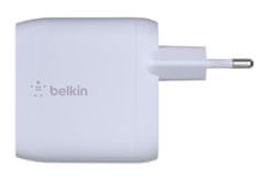 Belkin Belkin WCB006VFWH mobilni polnilec za pametne telefone in tablice, 40 W, bela, AC notranji, USB PD 3.0, 2x USB Type-C