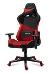 Huzaro Kovinsko PC igralno stol Huzaro Force 6.2 z ergonomskim zaslonom in oblazinjenjem, črno-rdeč, maksimalna teža 130 kg