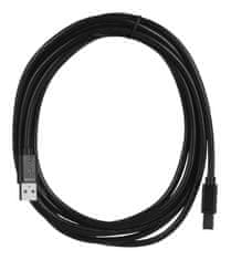 Unitek Kabel UNITEK Y-C420GBK USB 2.0, 3 m, USB A na USB B, Črn, moški priključki, visok prenos podatkov do 480 Mbit/s