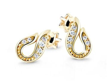 Cutie Jewellery Unikatni uhani iz rumenega zlata Z3062-30-10-X-1