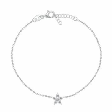Brilio Silver Srebrna zapestnica za ženske Sparkling Star BRC185W