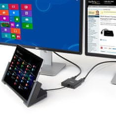 PremiumCord MST DisplayPort 1.2 - 2x HDMI adapter, podaljšek+zrcalo+2 slike, 4K*2K@60Hz