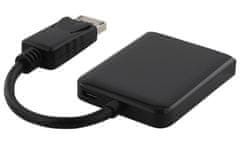 PremiumCord MST DisplayPort 1.2 - 2x HDMI adapter, podaljšek+zrcalo+2 slike, 4K*2K@60Hz