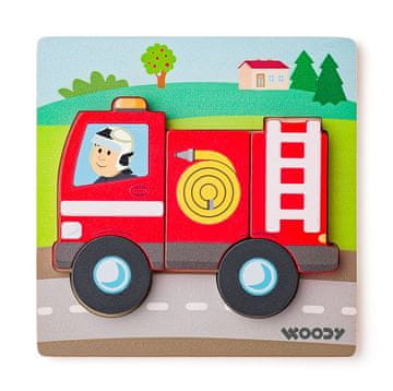 Woody 102191362 Puzzle Baby - Gasilec