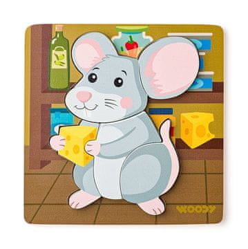 Woody 102191365 Puzzle Baby - miška