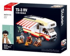Sluban Model Bricks M38-B1193 Stanovanjski avto TS-3 v merilu 1:35