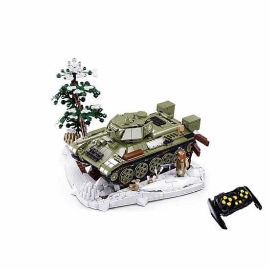 Sluban Power Bricks M38-B7072 R/C T34/76 (1942) Tank na daljinsko upravljanje