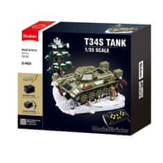 Sluban Power Bricks M38-B7072 R/C T34/76 (1942) Tank na daljinsko upravljanje