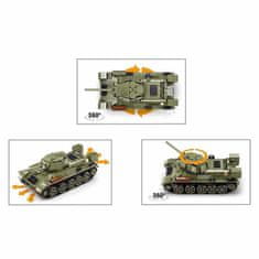 Sluban Power Bricks M38-B7072 R/C T34/76 (1942) Tank na daljinsko upravljanje