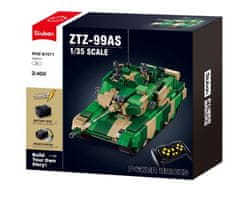 Sluban Power Bricks M38-B7071 R/C ZTZ-99AS Tank za daljinsko upravljanje