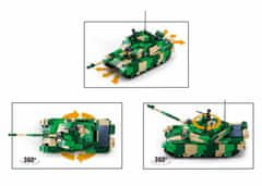 Sluban Power Bricks M38-B7071 R/C ZTZ-99AS Tank za daljinsko upravljanje