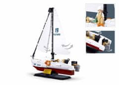 Sluban Model Bricks M38-B1190 Fast Ship Rodeo v merilu 1:35