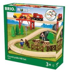 Brio Vlakovna garnitura s podeželsko pokrajino