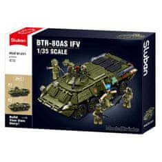 Sluban Model Bricks M38-B1251 Tank BTR-80AS IFV v merilu 1:35
