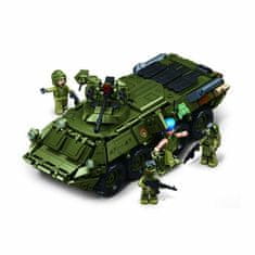 Sluban Model Bricks M38-B1251 Tank BTR-80AS IFV v merilu 1:35