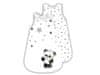 Otroška luksuzna spalna vreča 90cm LITTLE PANDA 6/36mes.