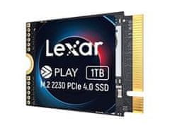 Lexar Lexarjev SSD PLAY PCle Gen4 M.2 2230 NVMe - 1 TB (branje/pisanje: 5200/4700 MB/s)