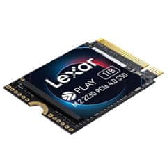 Lexar Lexarjev SSD PLAY PCle Gen4 M.2 2230 NVMe - 1 TB (branje/pisanje: 5200/4700 MB/s)