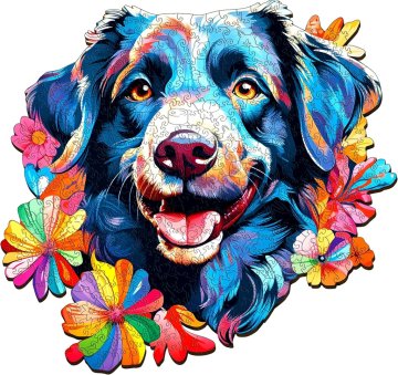 EscapeWelt Lesena sestavljanka Pes 300 kosov