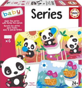 Educa Baby puzzle Panda Bimba in prijatelji 6x3 kosov